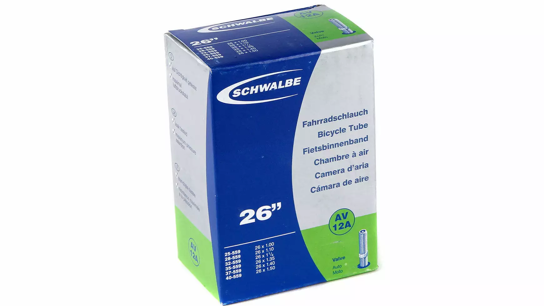 Schwalbe Schlauch AV 12A, 26 Zoll