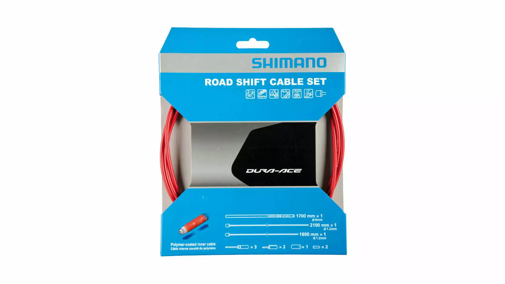 Shimano Schaltzugset Road Polymer – Bild 3